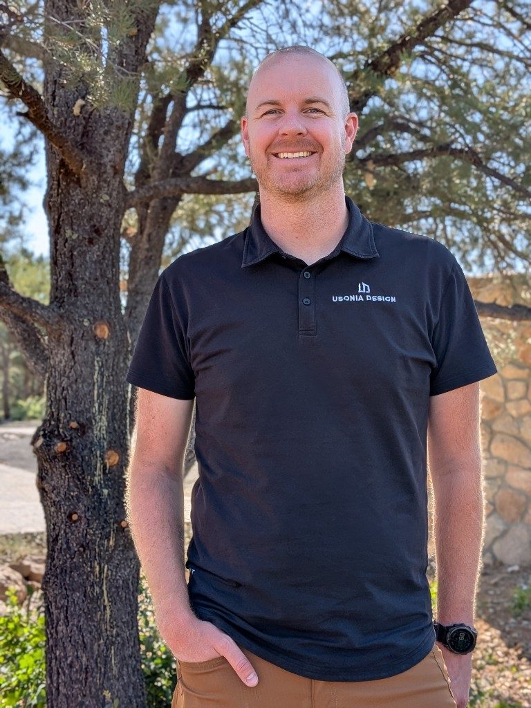 Jackson Beazer, operations at Usonia Design Build, on a Prescott job site