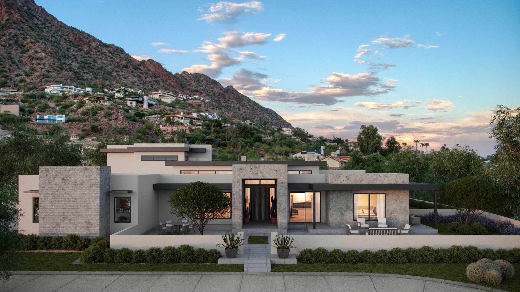 53RD STREET, custom home by Usonia Design Build in Phoenix, AZ