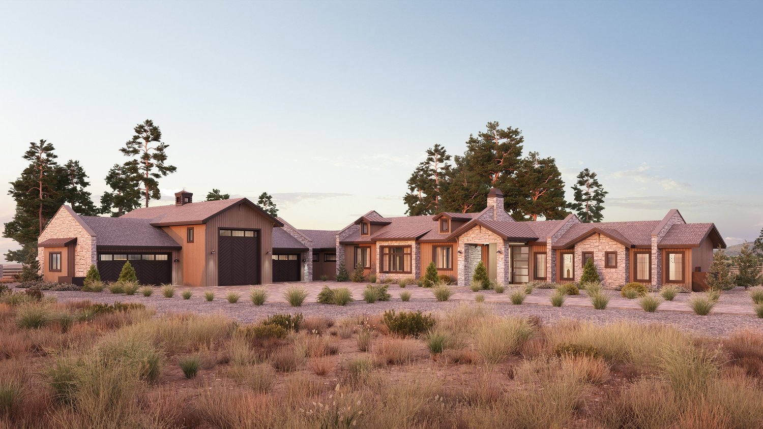 Equine Estate, custom home by Usonia Design Build in Prescott, AZ
