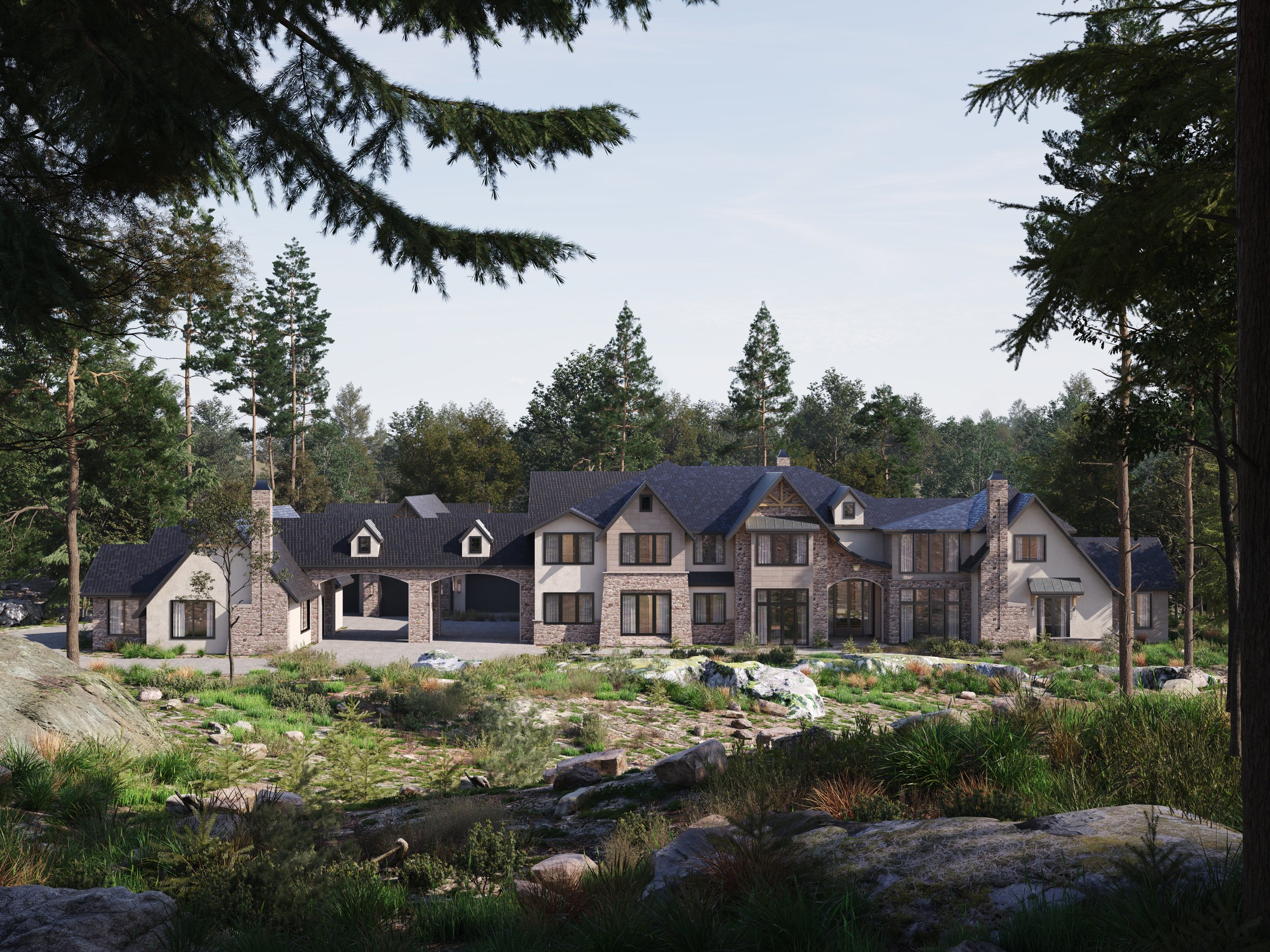 LE PORTE, custom home by Usonia Design Build in Prescott, AZ