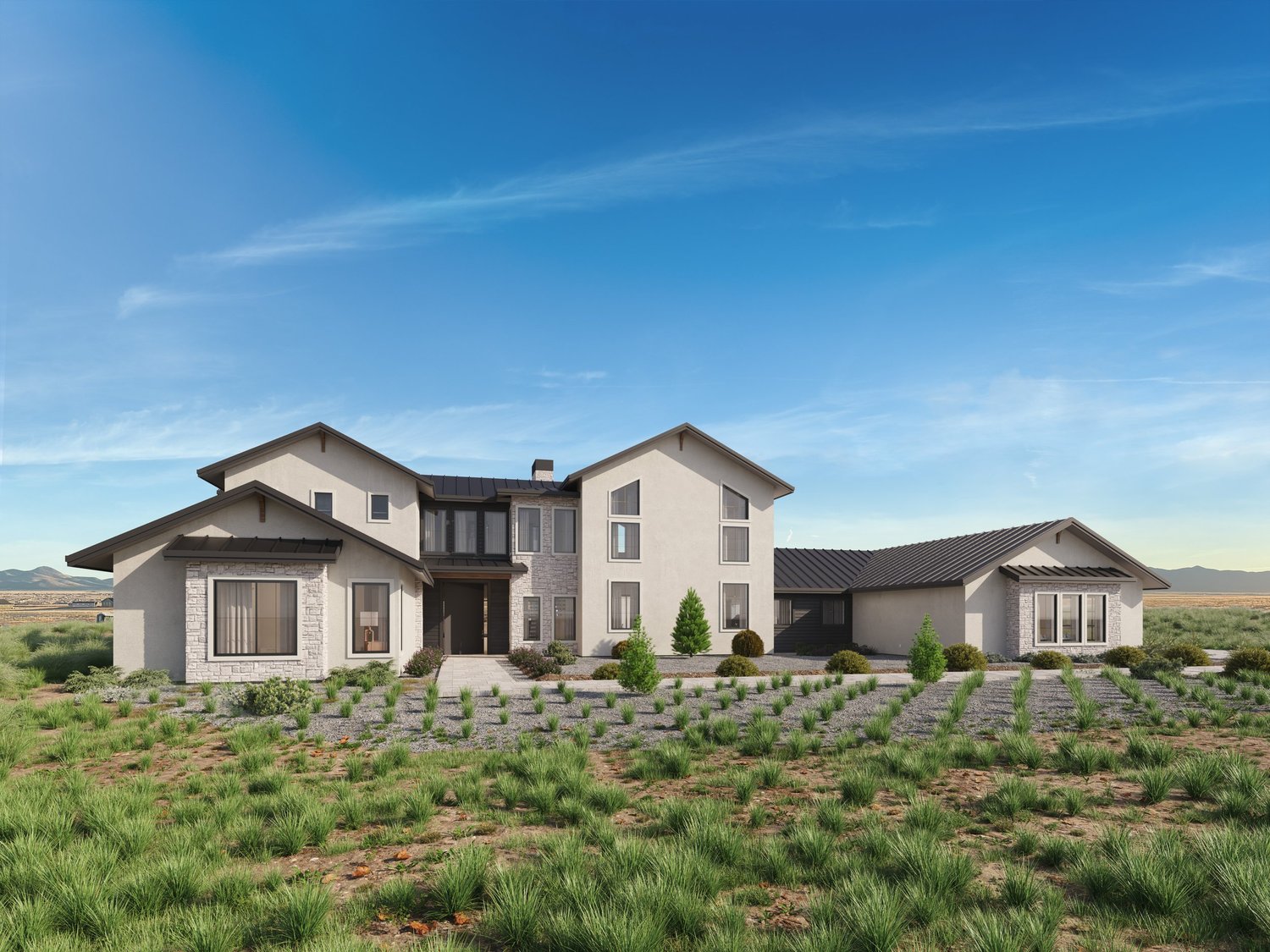 Yeoh Residence, custom home by Usonia Design Build in Prescott, AZ