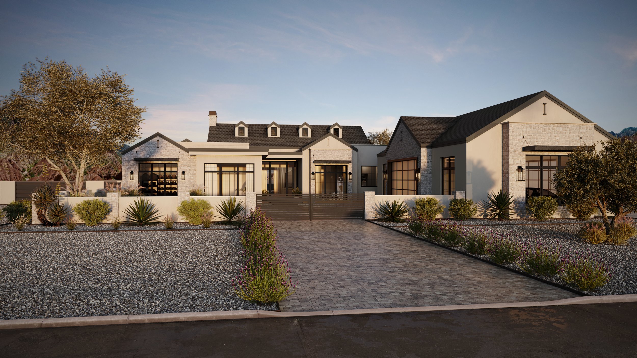 S 202ND DR., custom home by Usonia Design Build in Buckeye, AZ
